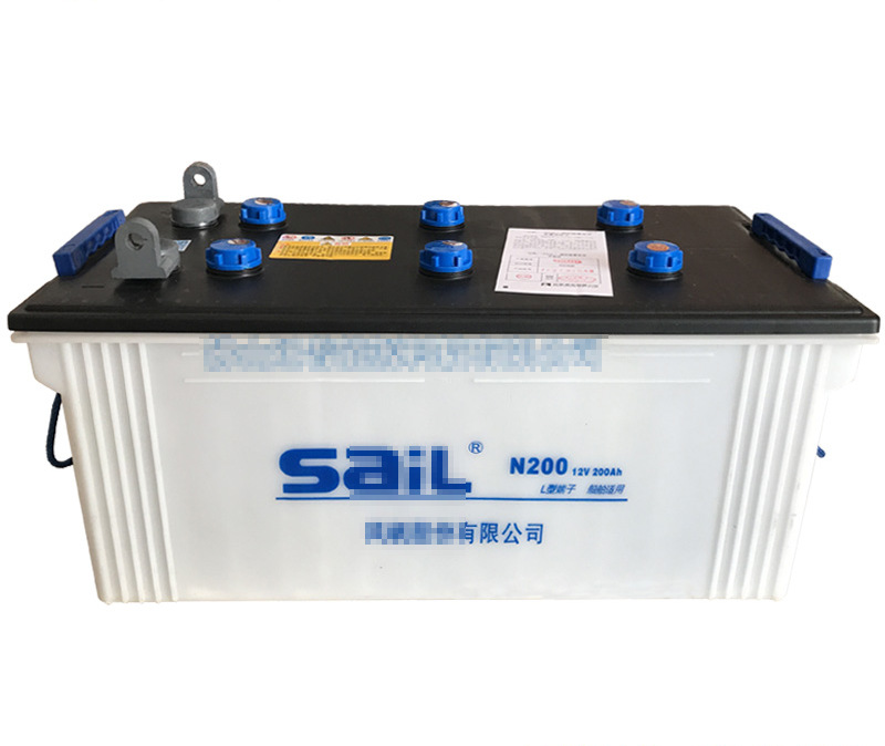 风帆蓄电池12V200Ah发电机电瓶 N200船舶适用电池 电动船用电池L型端子